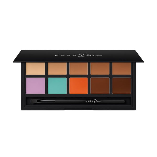 Cara Duo Corrector and Concealer Palette CN1, High Coverage Creamy Formula