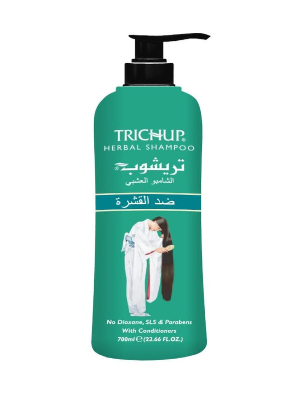 Anti Dandruff Shampoo Herbal Scalp Soothing Formula Trichup 700ml