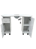 Salon System Pedicure Table - White - Salon Furniture