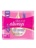 Always Cotton Soft Maxi Thick Pads with Wings - Lavender Scent - 30 Count
