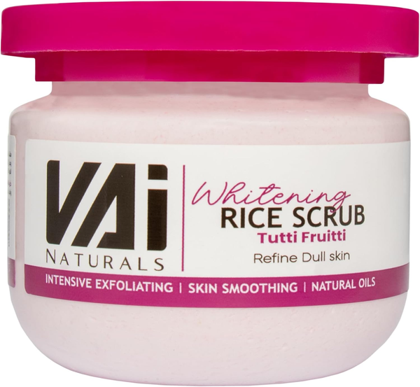 Rice Sherbet Body Scrub Tutti Frutti Gentle Exfoliating VAI Naturals 280ml