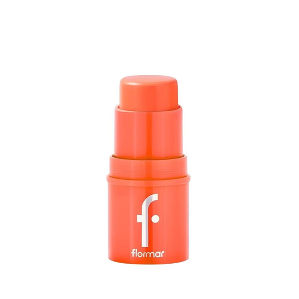 Flormar Stick To Go Blush 02 Coral Dream Cream Formula with Vitamin E & Shea Butter