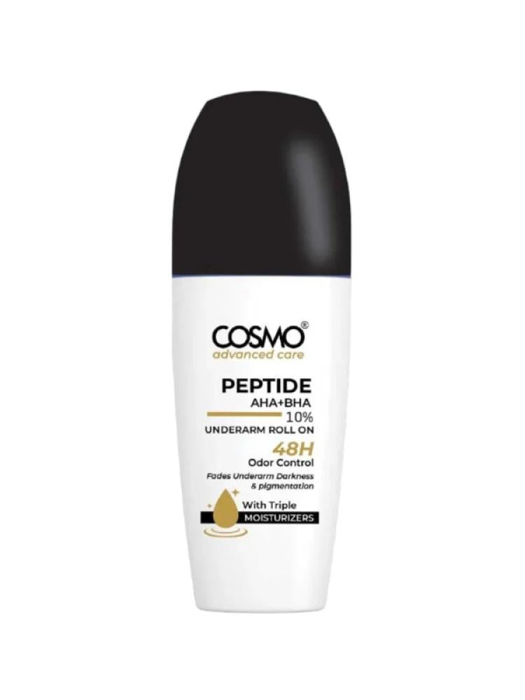 Roll-On Deodorant AHA BHA Exfoliating Peptide Brightening Cosmo 50ml