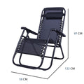 Salon System Folding Massage Chair - Black