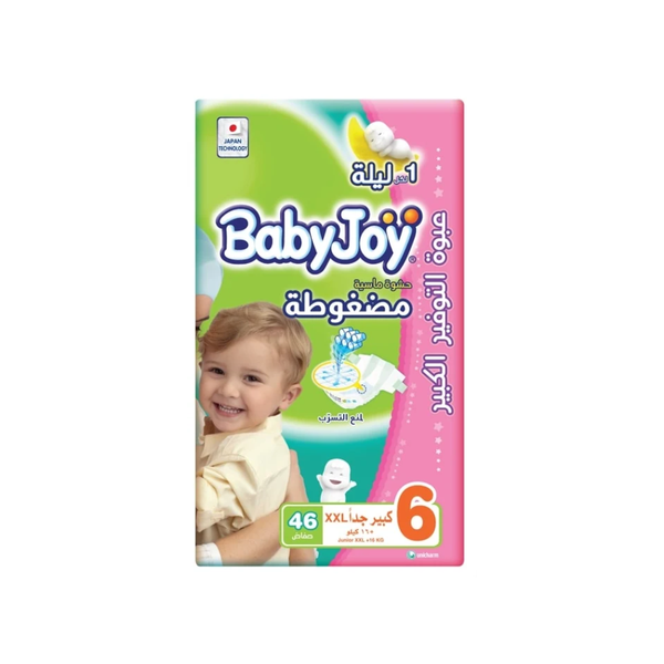BabyJoy Diapers Size 6 16-25kg High Absorbency 46 Pieces