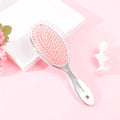 Hair Comb Detangling Rose Silver for Curly Hair Minigood
