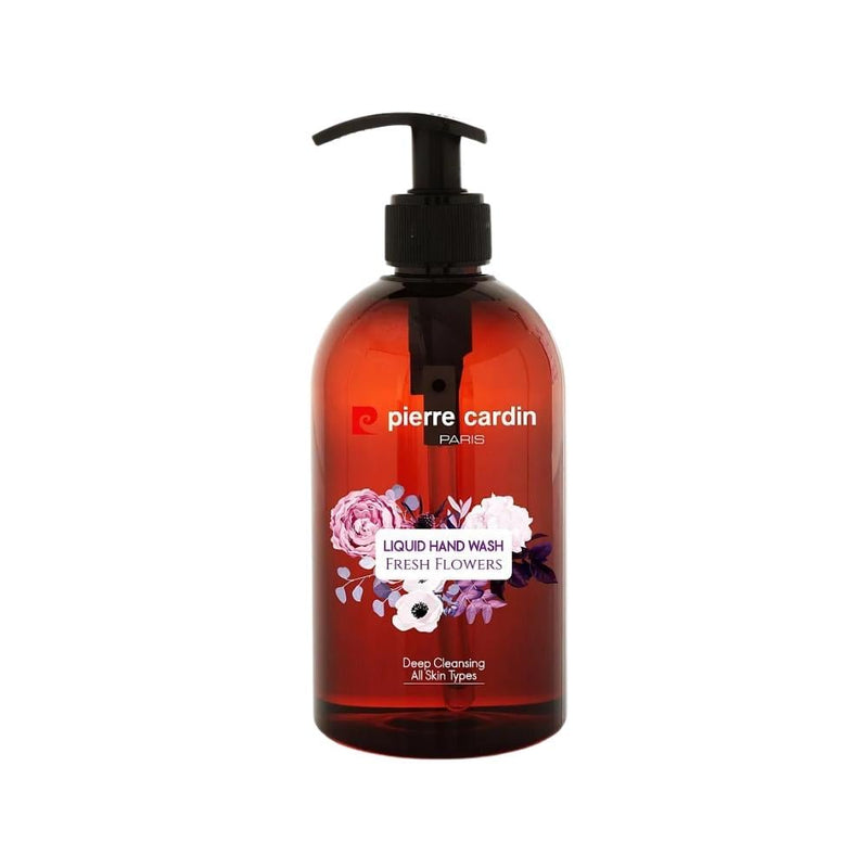 Pierre Cardin Liquid Hand Wash, Fresh Flowers Floral Scent, 480ml