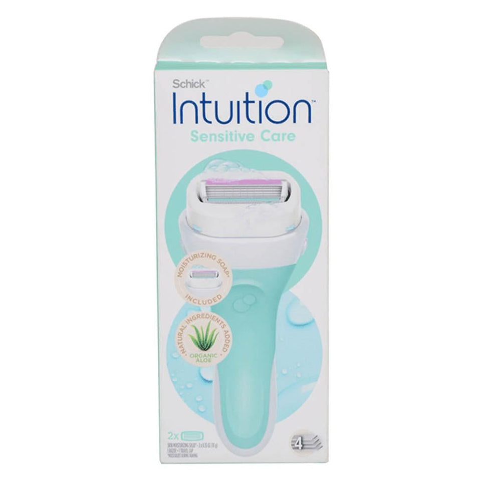 Schick Intuition Women's Razor with Aloe Vera & Vitamin E 4 Blades
