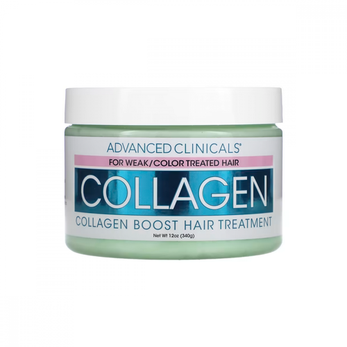 Advanced Clinicals Collagen Hair Treatment with Caviar & Quinoa, 340g