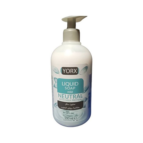 Yorx Liquid Hand Soap with Milk Protein Extract, 500ml