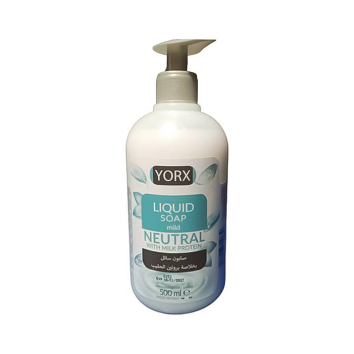 Yorx Liquid Hand Soap with Milk Protein Extract, 500ml