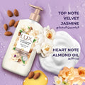 Hand Wash Liquid Velvet Jasmine & Almond Oil Nourishing Formula Lux 250ml