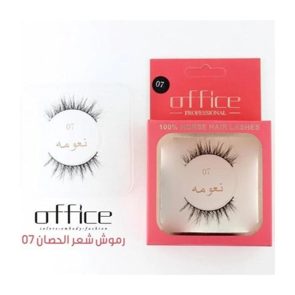 Office Horsehair Eyelashes 07 Natural Glossy Finish