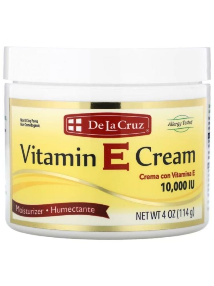 De La Cruz Vitamin E Cream with Avocado & Almond Oil for Hydration - 114g