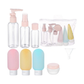 Love Me Beauty Travel Container Set, Empty Cosmetic Storage, Assorted Sizes