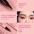 Pink Flash Liquid Eyeliner Pencil, Waterproof, Matte, Brown, B02