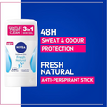 Nivea Fresh Natural Deodorant Roll-On, 50 ml