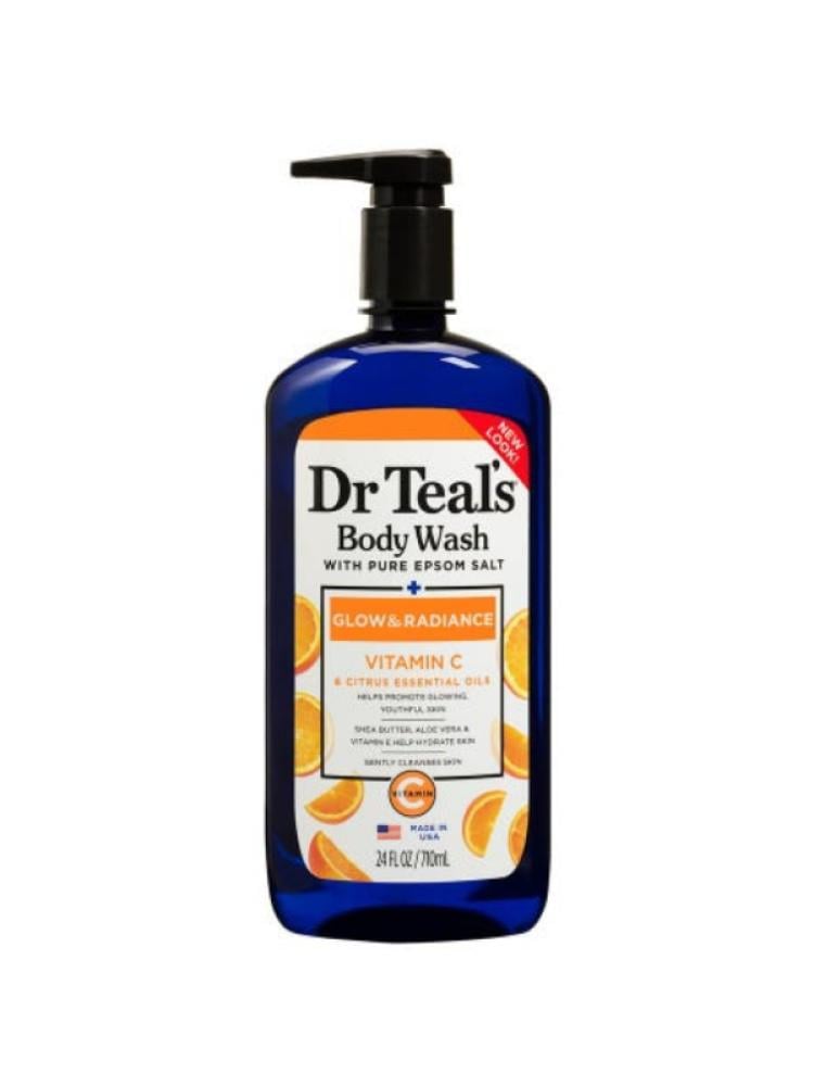 Dr. Teal's Body Wash Vitamin C Citrus Epsom Salt 710ml