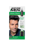 Just For Men Hair Dye Natural Black Color H-55 Gray Coverage 1 Pack