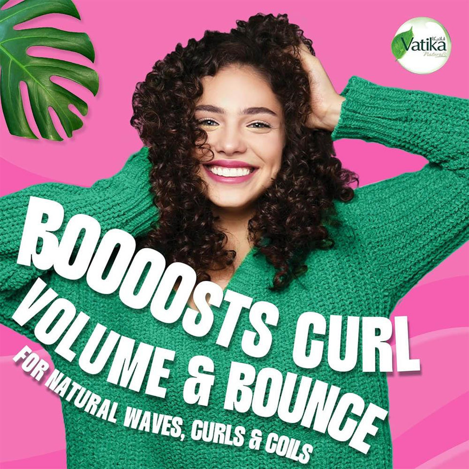 Vatika Curl Defining Leave-In Hair Cream Frizz Control & Curl Definition 300ml