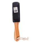 Salon System Wooden Foot Scrubber - Exfoliating Pedicure Tool
