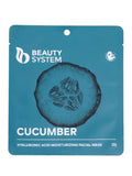 Beauty System Cucumber Hyaluronic Acid Moisturizing Face Mask - 25g