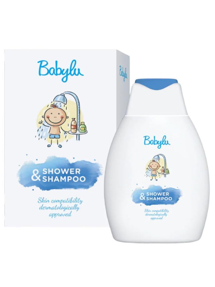 Baby Shampoo and Bath Wash Gentle Mango Seed Extract Magnesium Baby Lu 250ml