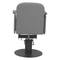 Salon System G20A60 Gray Hair Cutting & Styling Chair with Chrome Base