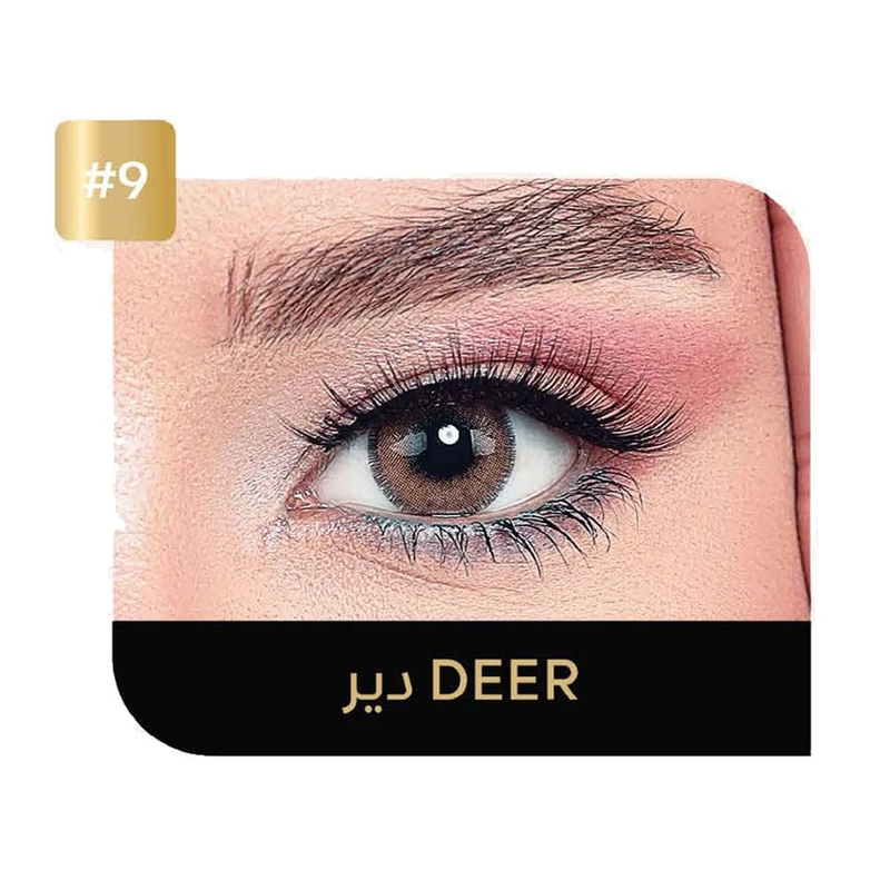 DEER 9 Daily Contact Lenses Cosmetic Gray Ecco