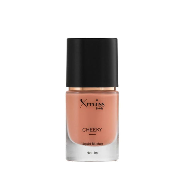 X Miss Beauty Liquid Blush, 02, Velvety Texture, Buildable Color