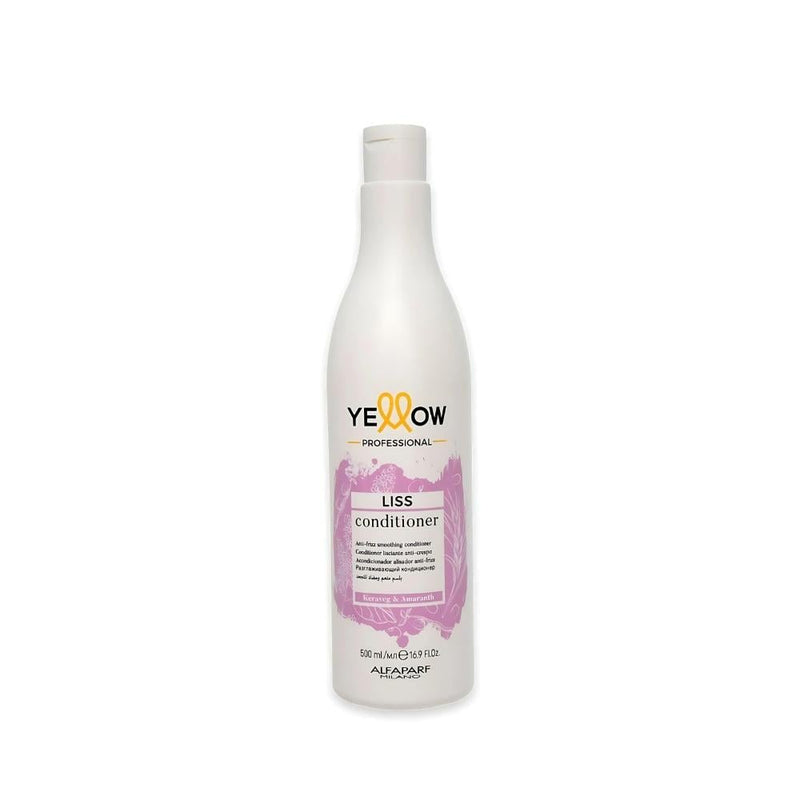 Alfaparf Milano Yellow Liss Smoothing Conditioner, Keratin and Amaranth Oil, 500ml