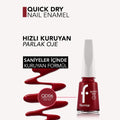 Flormar Nail Enamel Polish, Metallic Glossy Finish, QD06