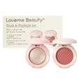 Best Blush and Highlighter Duo Creamy Radiant Finish Loveme Beauty