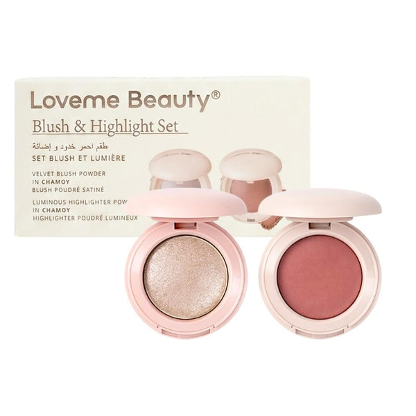 Best Blush and Highlighter Duo Creamy Radiant Finish Loveme Beauty