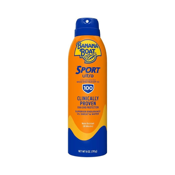 Banana Boat Sport Ultra Sunscreen Spray SPF 100, Water Resistant, 170g