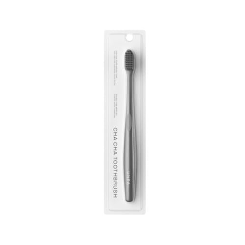 Unpa Cha Cha Bamboo Charcoal Soft Bristle Toothbrush Gray