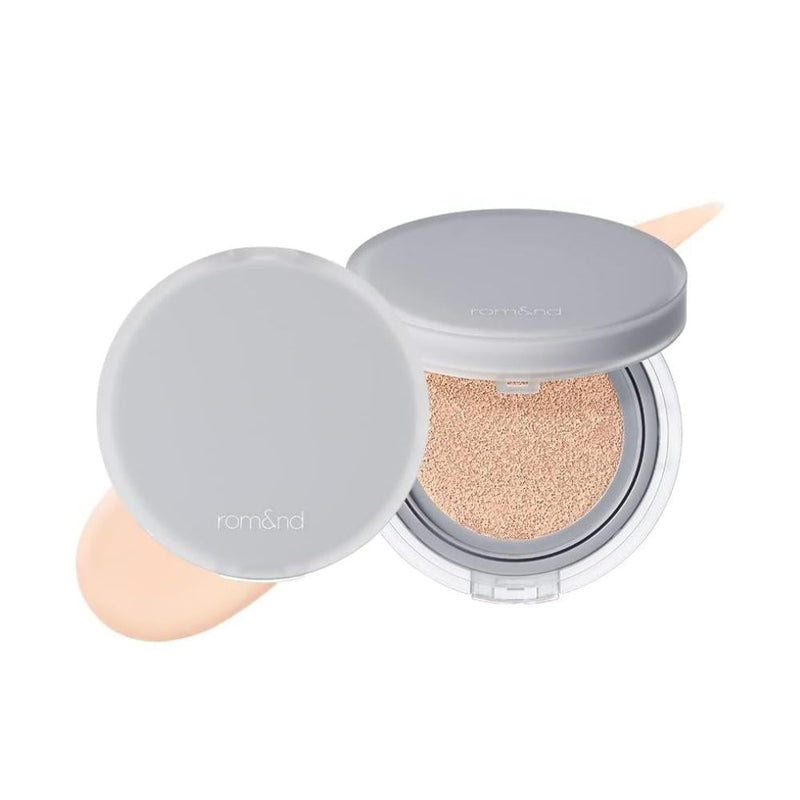 Rom&nd Nu Zero Cushion Water Foundation, Shade 02 Pure 21, Buildable Coverage