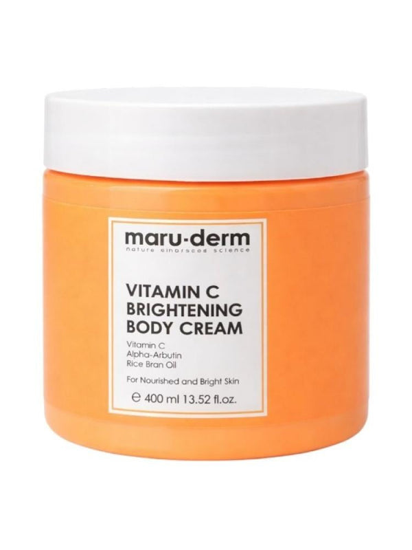 Maru Derm Vitamin C Body Lotion - Alpha-Arbutin, Rice Bran Oil, 400ml