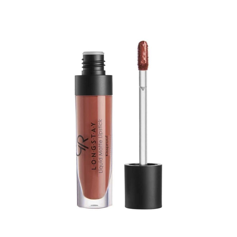 Golden Rose Matte Liquid Lipstick Long-Lasting Vitamin E Avocado Oil 27