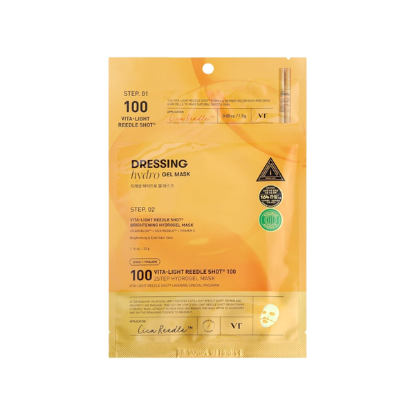 Vt Cosmetics Vita Light Riddle Shot Hydrogel Mask, Brightening, 1 Piece