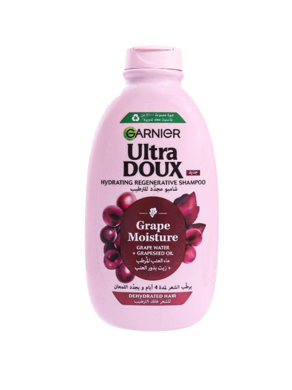 Shampoo for Hard Water Hydrating Grape Water Garnier 400ml