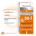 Sun Protection Cream SPF 50 Broad Spectrum Face Pharmaceris 50ml