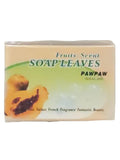 Papaya Scented Soap Paper Sheets - Travel Size, Disposable
