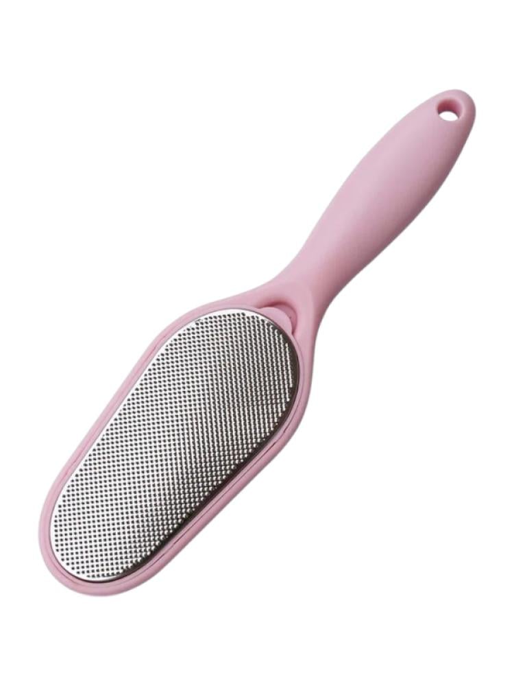 Salon System Dual-Sided Foot File with Plastic Handle - Multicolor
