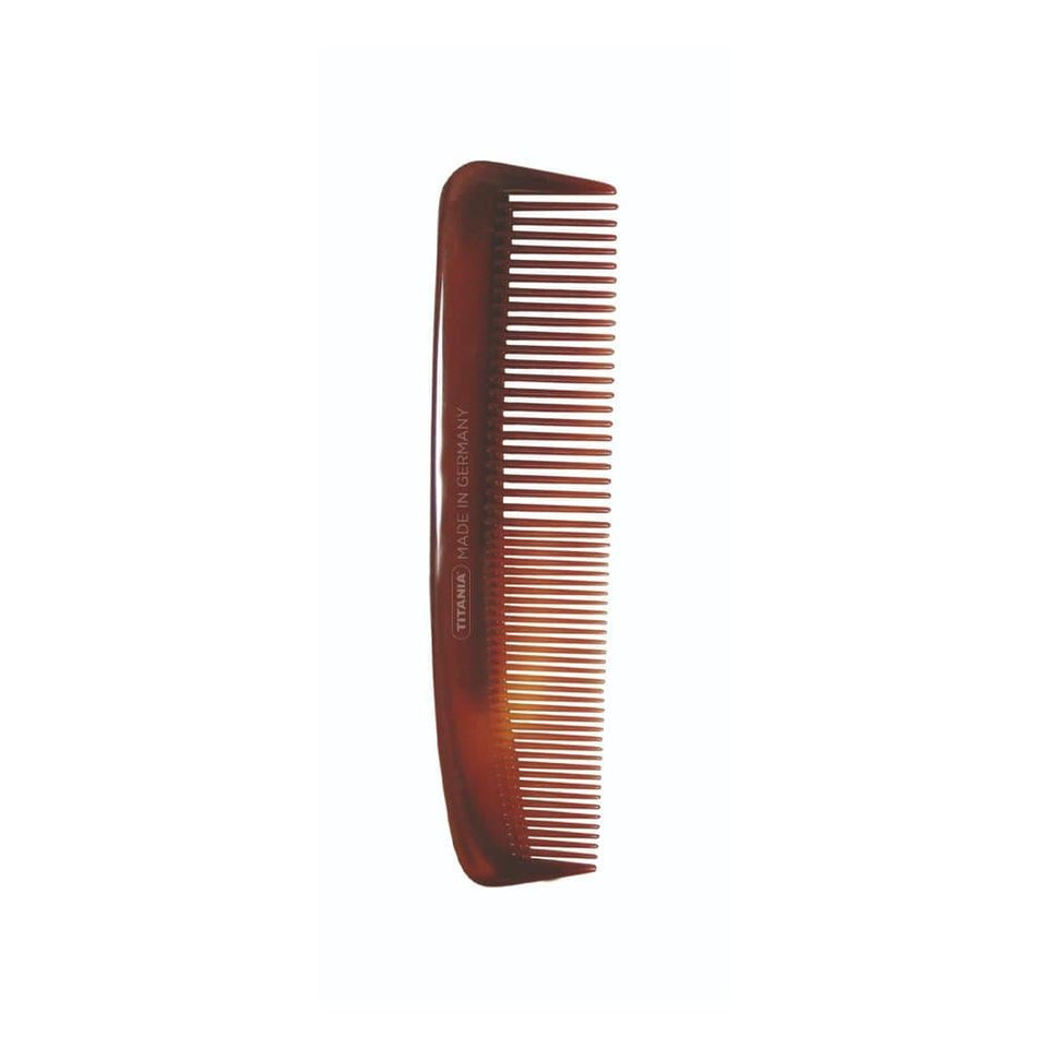 Titania Pocket Hair Comb for Detangling & Styling German Made 12.5cm