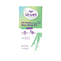 Vivet Azulene Hair Removal Wax Strips All Skin Types 24 Count