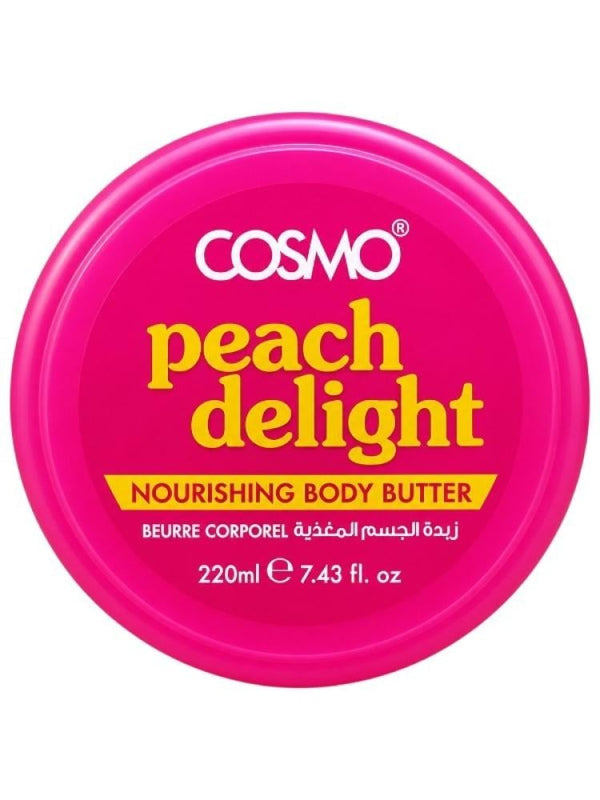Body Butter for Dry Skin Nourishing Peach Cosmo 220ml