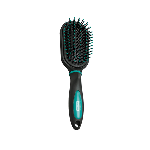 Titania Detangling Hairbrush with Flexible Bristles and Ergonomic Handle