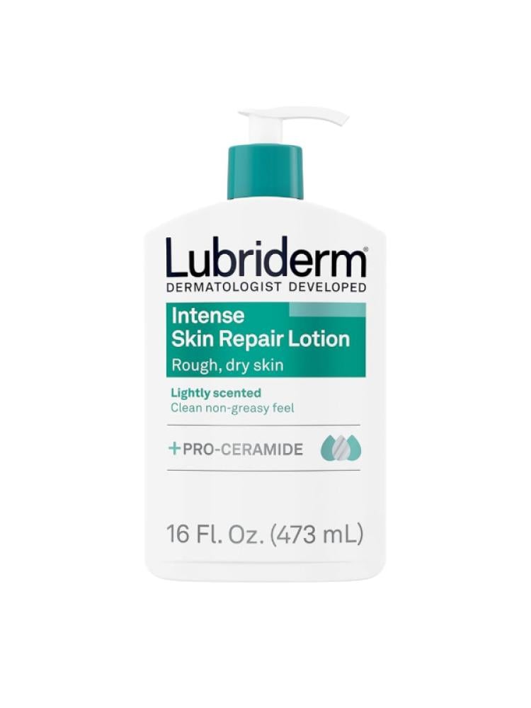 Lubriderm Body Lotion - Intensive Skin Repair, Ceramide, 473 ml