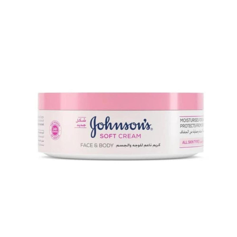Johnson's Moisturizing Cream, Face and Body, 200ml